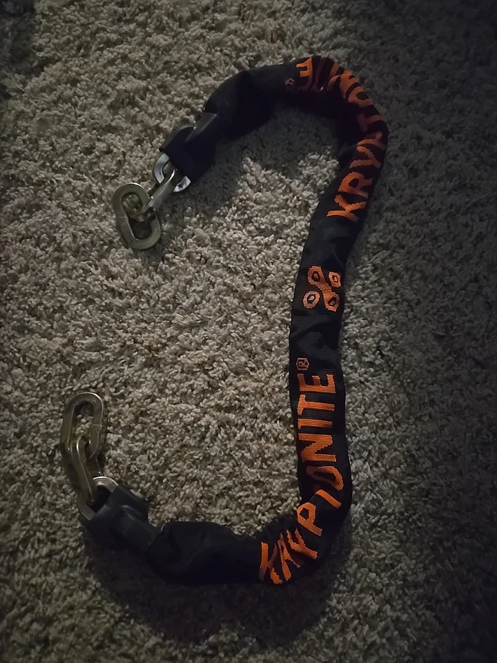 Kryptonite Messenger Bike  Chain 9.5mm Foursided 3t Manganese Steel Links - Image 1 of 1