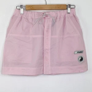 Puma x Fenty Rihanna Light Pink Drawstring Board Mini Skirt Women's Size 0 - Picture 1 of 11