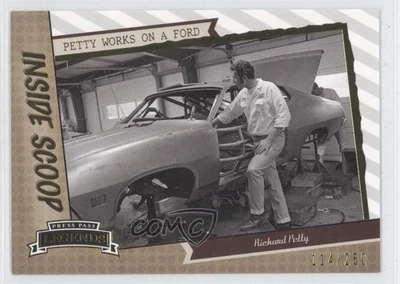 2011 Press Pass Legends Inside Scoop Gold /250 Richard Petty #75 HOF - Image 1 of 2