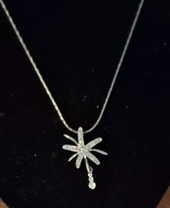 Sterling Silver Starfish Pendant Chain Link Necklace 18" - Picture 1 of 5