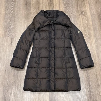 Abrigo Max Mara Fin de Semana Mujer Medio Marrón Plumón Relleno Puffer Chaqueta Largo LEER Foto 1 de 4
