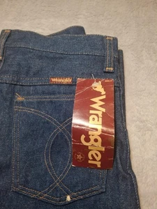 Vintage Wrangler Jeans Hergestellt in den USA Metro Deadstock Neu mit Etikett Student 29x30 (26x29) MÄNGEL - Bild 1 von 14