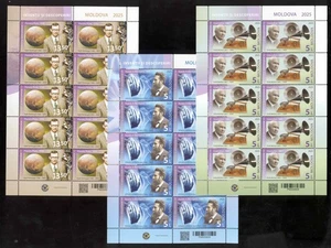 Moldavia 2025 Invenciones y descubrimientos 3 hojas**MNH - Imagen 1 de 1