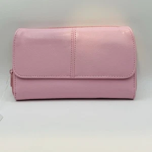 Rosa Clutch Handtasche mit viel Stauraum Neu mit einigen Verfärbungen innen - Bild 1 von 10