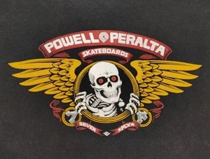 Powell Peralta Bones Brigade 7-Ply Skateboards T-Shirt Size 2XL Black Skeleton - Picture 1 of 5