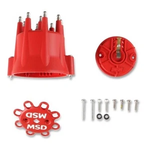 MSD 84335 HEI Distributor Cap and Rotor Kit Red - Picture 1 of 1