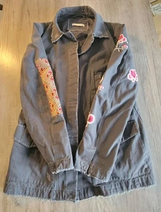 Odd Molly bestickte Baumwolljacke Damen 3 große Boho Landhaus Kern Hippie - Bild 1 von 9