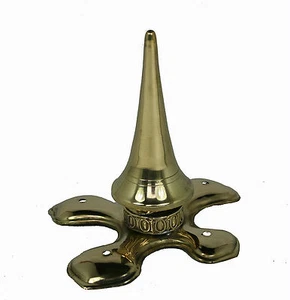 Pickelhaube Zierrat Kreuzblatt Spitze Kaiserreich Offizier Helm Larp sca  RSP48 - Bild 1 von 1
