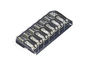 New Hipshot Fixed Bridge 7 String Chrome 41070C - Auth Dealer Fast Ship - Picture 1 of 2