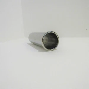 3" Shotgun Outrolled silver tailpipe - Picture 1 of 1