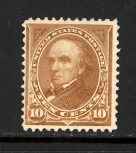 SCOTT 283 1898 10 CENT WEBSTER REGULAR ISSUE TYPE II MNH OG F-VF CAT $275! - Picture 1 of 2