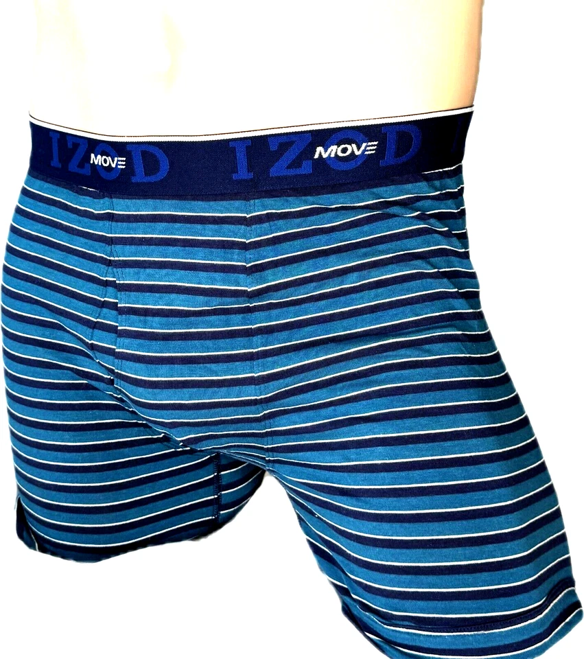 Мужские хлопковые трусы-боксеры IZOD MOVE РАЗМЕР M нижнее белье БЕЗ БИРОК - Изображение 1 из 3