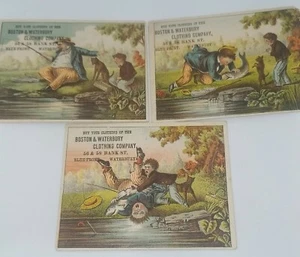 Blue Front Boston & Waterbury Clothing Co. CT Angeln Comical Set  - Bild 1 von 8