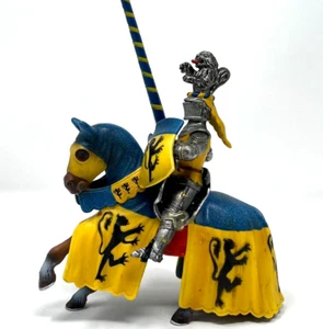 Schleich Blue Yellow Lion Coat of Arms Tournament Knight # 70020 Jousting Lance - Picture 1 of 11