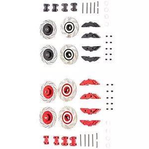 Juego completo de pinzas metálicas de freno de disco piezas de actualización para coche de radiocontrol Trx-4TRX6 - Imagen 1 de 5