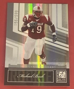 2007 Donruss Elite #174 Michael Bush Rookie Football Card #'/599 RC - Picture 1 of 2