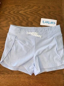 NWT Girl's Silky Swift shorts Carter's size 5/5A msrp $20 Blue - Picture 1 of 4
