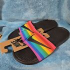 Nike Benassi Slipper Betrue Slides Rainbow Gay Pride Men 9 Lbgtq Cd2717-001