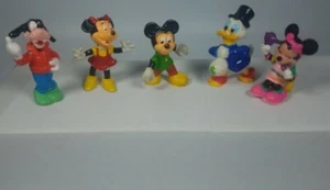 Vintage Walt Disney 2" PVC figures Lot Mickey Mouse Lot Applause - Picture 1 of 5