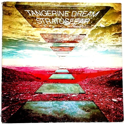 Tangerine Dream Stratosfear 1976 Vinyl Virgin Records 1st Press - Image 1 of 4
