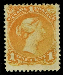 Canada 1868 1c Orange-Yellow Near Full OG Ex Lionheart FMM SG 56a Cat.£1,100.00 - Picture 1 of 1