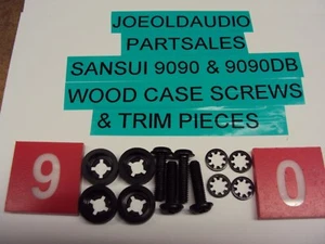Tornillos y adornos de estuche de madera para receptores Sansui modelo 9090DB/9090. Ver fotos. - Imagen 1 de 4