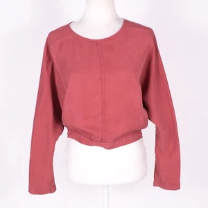 Bella Dahl from Nordstrom cropped blouse dolman sleeves rusty pink size medium - Picture 1 of 5