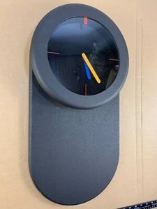 Vintage 80s 90s Empire Art Products Memphis Design Post Style Wall Clock Black - Picture 1 of 12