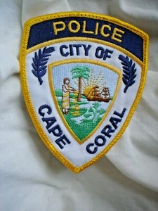 F1 ONE SEW ON  CLOTH PATCH APPROX 10 CM  CITY OF CAPE CORAL USA  AMERICA - Picture 1 of 1