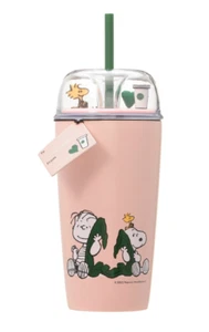 Starbucks Japón Peanuts Vaso Snoopy Linus Woodstock Taza 473 ml 2025 NUEVO - Imagen 1 de 11
