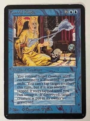 Magic the Gathering MTG Alpha Control Magic LP-  (Beta Bob) - Image 1 of 2