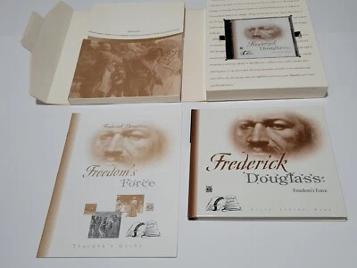 Vtg 1998 Frederick Douglass Freedom Force CD-ROM & Book Set, TimeLife Education - Image 1 of 4