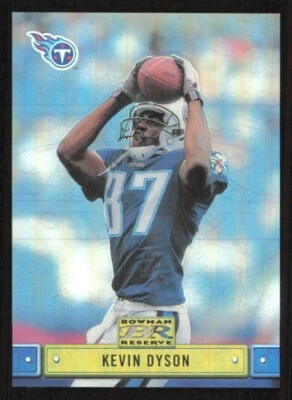 2000 Bowman Reserve KEVIN DYSON Football card TENNESSEE TITANS #75 - Image 1 of 2