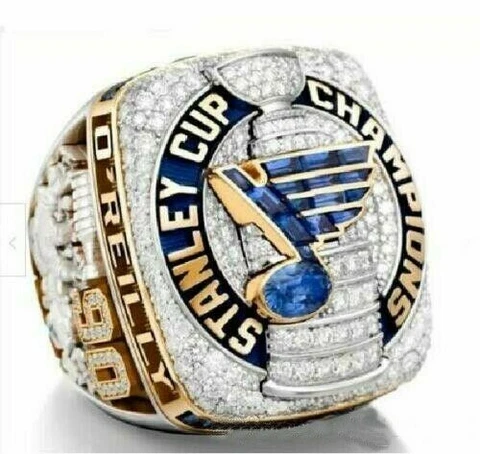 2019 ST Louis Blues Blue Stanley Cup Championsip Ring Hockey Cover