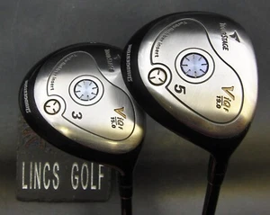 Set of 2 Bridgestone Tourstage ViQ 3 + 5 Woods Regular Graphite Shafts - Picture 1 of 6