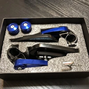 Universal 7/8" 22mm Motorcycle Handle Bar End Rearview Side Rear View Mirrors - Picture 1 of 4