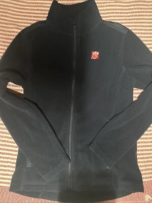 Oobe Chick Fil A член команды рабочий синий флисовая куртка свитер - Изображение 1 из 4