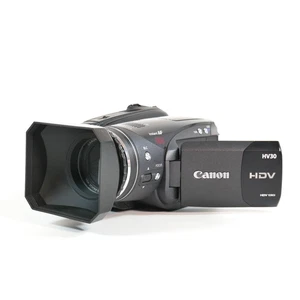 Canon HV30 MiniDV Tape HDV HD HDMI Out Camcorder Camera TESTED BUNDLE - MINT! - Picture 1 of 16