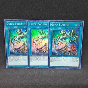 3x Quick Booster DASA-EN057 1st Edition Super Rare NM Near Mint Yu-Gi-Oh! Card - Picture 1 of 8