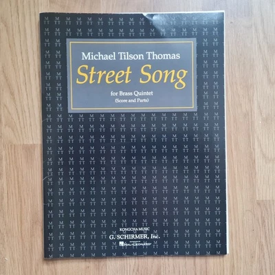 Michael Tilson Thomas, Street Song (1997) - Score and Parts for Brass Quintet - Image 1 of 2