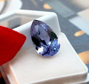 9.17 Carat Color Changing Natural Alexandrite Loose Gemstone Pear Cut Certified - Picture 1 of 5