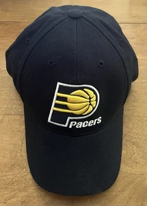 INDIANA PACERS MARINEBLAU REEBOK VERSTELLBARE RIEMEN KAPPE MÜTZE - Bild 1 von 3