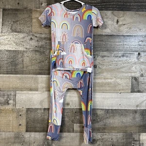 Ready Set Romper Baby Unisex Bamboo Clothes SZ 12-24M Short Sleeve Adaptive Wear - Picture 1 of 9