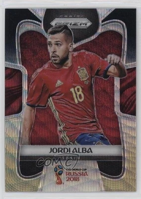 2018 Panini Prizm World Cup Black & Gold Wave Prizm Jordi Alba #203 - Image 1 of 2