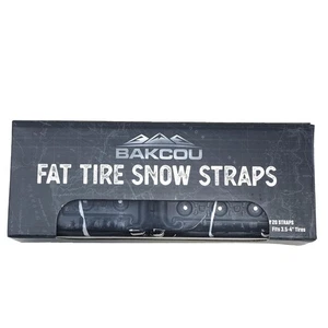 - Fat Tire Snow Straps - Set of 20 Studded Straps for Enhanced Traction, Wint... - Picture 1 of 6