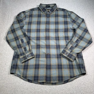 Pendleton Somerset Flanell Karo Hemd XL Baumwolle Wollmischung blau grau Cabincore - Bild 1 von 15