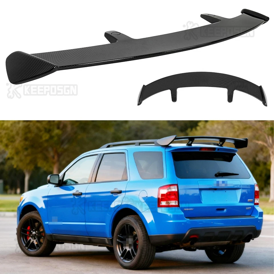 52"Rear Roof Trunk Spoiler Wing Lip Carbon Fiber Style For Ford Escape 2001-2026 — 第 1/4 张图片