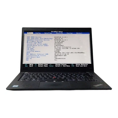 Lenovo ThinkPad T480s – Intel Core I5-8250U – 8GB RAM – 14" – DIFETTOSO#C174 - Immagine 1 di 4