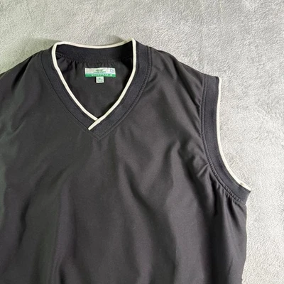 Chaleco de golf ojos de serpiente ropa cortavientos sin mangas cuello en V pulóver capas XL Foto 1 de 4