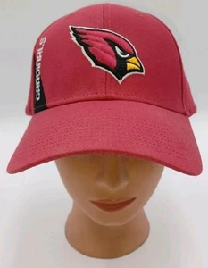 NFL ARIZONA CARDINALS Red adjustable cap hat - 100% cotton Team Apparel - Picture 1 of 8